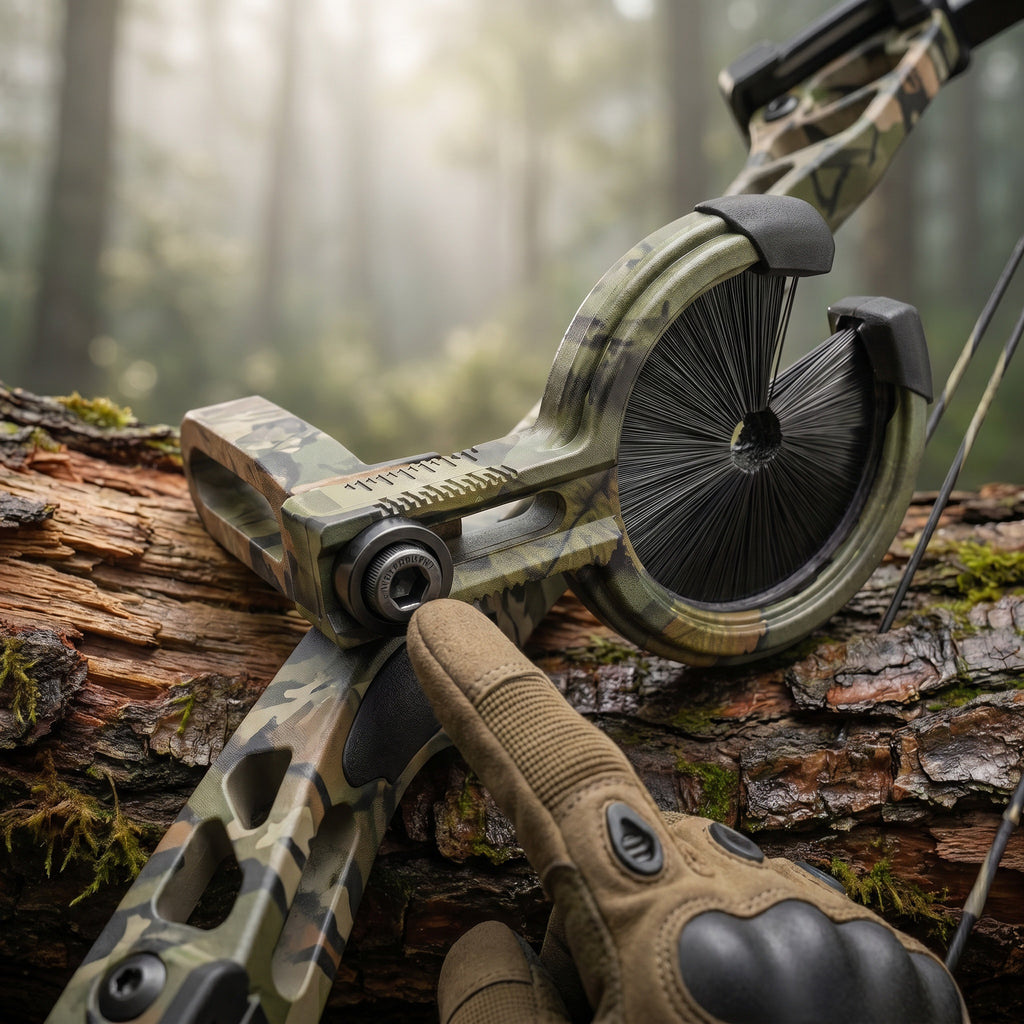 Brush Whisker Biscuit Arrow Rest, Durable Nylon Brush Bow Rest, Noise-Free & Anti-Scratch, Universal Fit for Compound/Recurve Bow for Hunting & Target Shooting