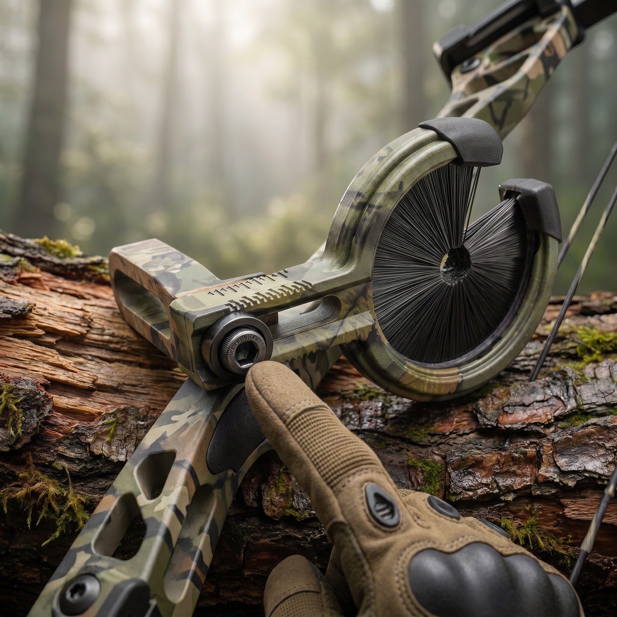 Brush Whisker Biscuit Arrow Rest, Durable Nylon Brush Bow Rest, Noise-Free & Anti-Scratch, Universal Fit for Compound/Recurve Bow for Hunting & Target Shooting
