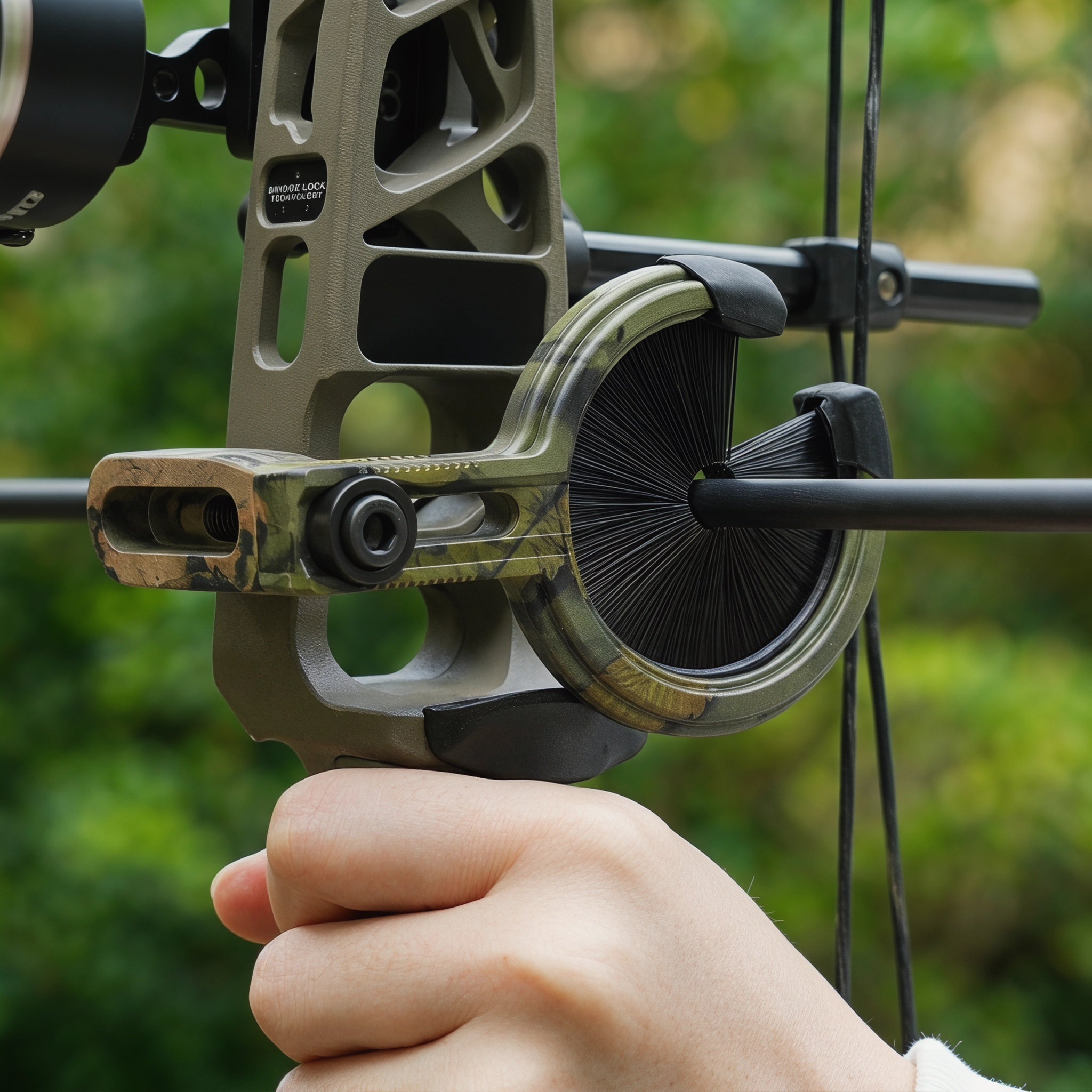 Brush Whisker Biscuit Arrow Rest, Durable Nylon Brush Bow Rest, Noise-Free & Anti-Scratch, Universal Fit for Compound/Recurve Bow for Hunting & Target Shooting