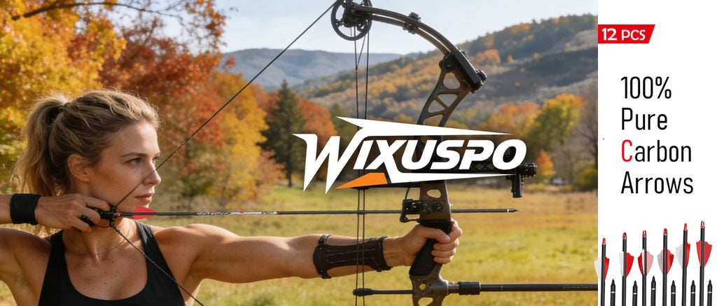 32" Pure Carbon Arrows Archery Practice Hunting Arrows with Shaft 400 350 300 Spine with Removable Tips for Compound & Recurve Bow and Longbow (Pack of 12)